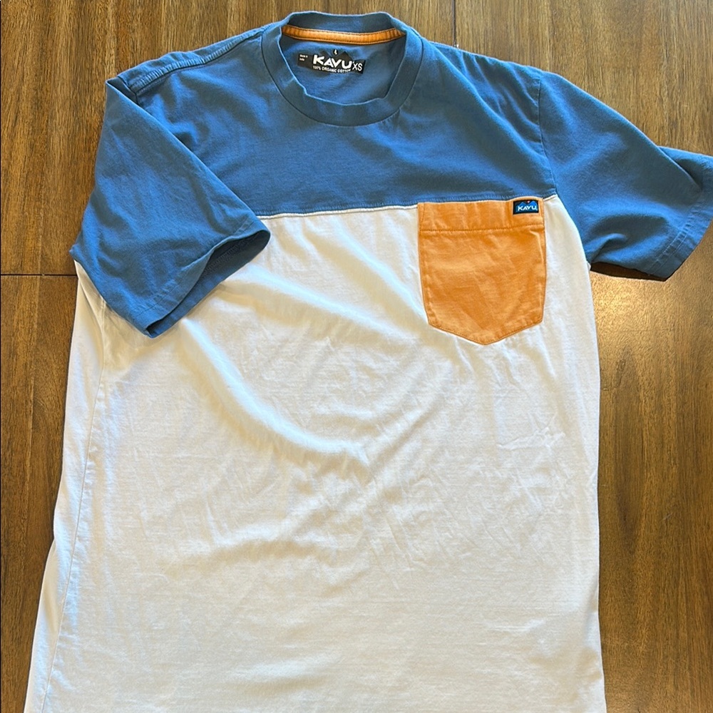 Kavu Blue and Orange Short Sleeve Tee